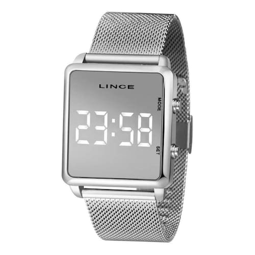Relógio Lince Mdm4619L Bxsx Prata Digital Menor preço em Relógio Lince Mdm4619L Bxsx Prata Digital
