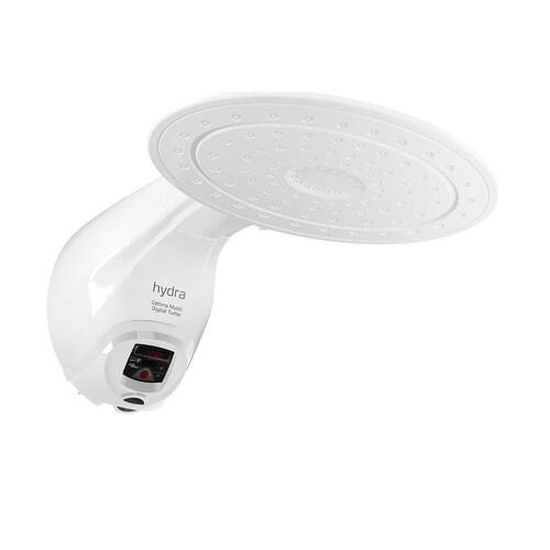 Chuveiro digital Optima Music 7700W 220V branco Hydra Corona Menor preço em Chuveiro digital Optima Music 7700W 220V branco Hydra Corona