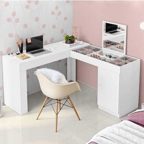 Penteadeira e Escrivaninha de Canto 1 Porta Star Belaflex é boa?