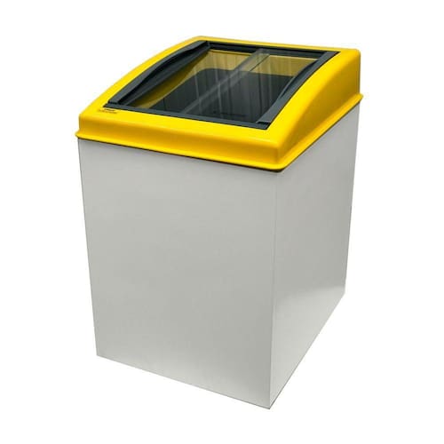 Freezer Horizontal FH150B Borda Amarela 120L Ártico Menor preço em Freezer Horizontal FH150B Borda Amarela 120L Ártico