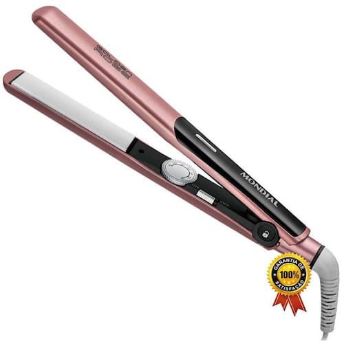 Prancha Chapinha Alisadora Para Cabelos Golden Rose 220º Elétrica Bivolt Chapa De Cerâmica 45 Watts Cabo Giratório P-20 Mondial é boa?