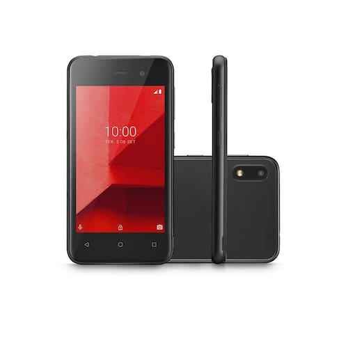 Smartphone Multilaser E Lite 16GB Tela 4.0 Quad Core Preto Menor preço em Smartphone Multilaser E Lite 16GB Tela 4.0 Quad Core Preto