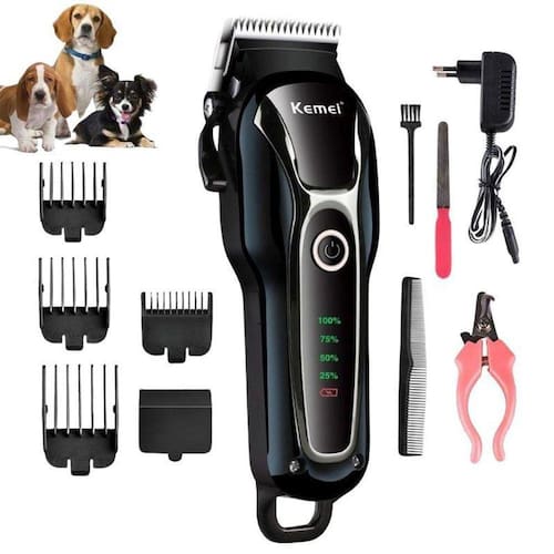 Kit Maquina Profissional De Tosa Cachorro Kemei 1991 Full é boa?