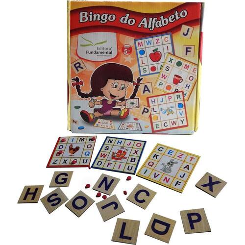 Jogo Educativo Bingo Do Alfabeto Em