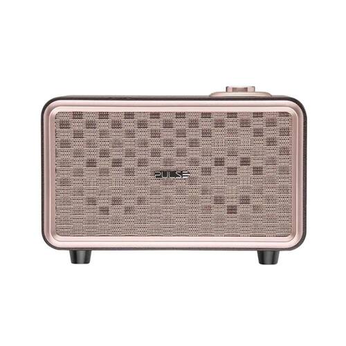 Caixa De Som Pulse Retrô Speaker Presley Bluetooth 80W Marrom/Bege Menor preço em Caixa De Som Pulse Retrô Speaker Presley Bluetooth 80W Marrom/Bege