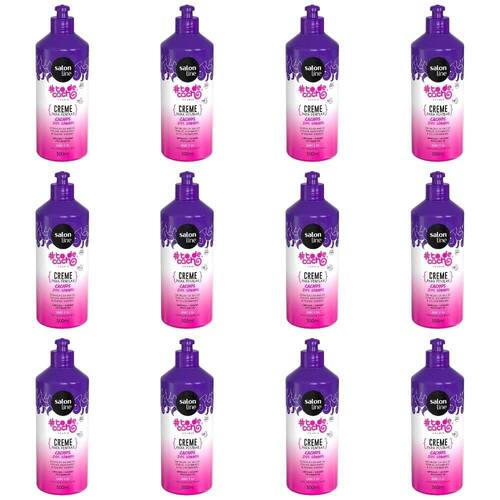 Salon Line Todecacho Cachos Dos Sonhos Creme Para Pentear 500ml Kit C 12 Ponto