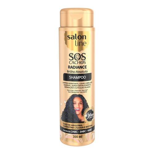 Salon Line Sos Cachos Shampoo Radiance Brilho Absoluto 300ml Ponto Salon Line Sos Cachos Shampoo Radiance Brilho Absoluto 300ml Ponto
