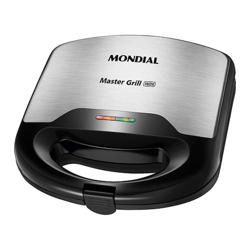 Sanduicheira Master Grill Mondial Inox S-20 60hz Menor preço em Sanduicheira Master Grill Mondial Inox S-20 60hz