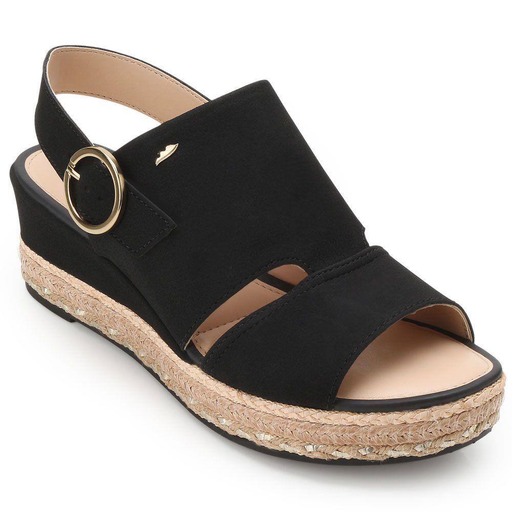 Sandália Feminina Anabela Salto Flatform Dakota Z5217 | Ponto