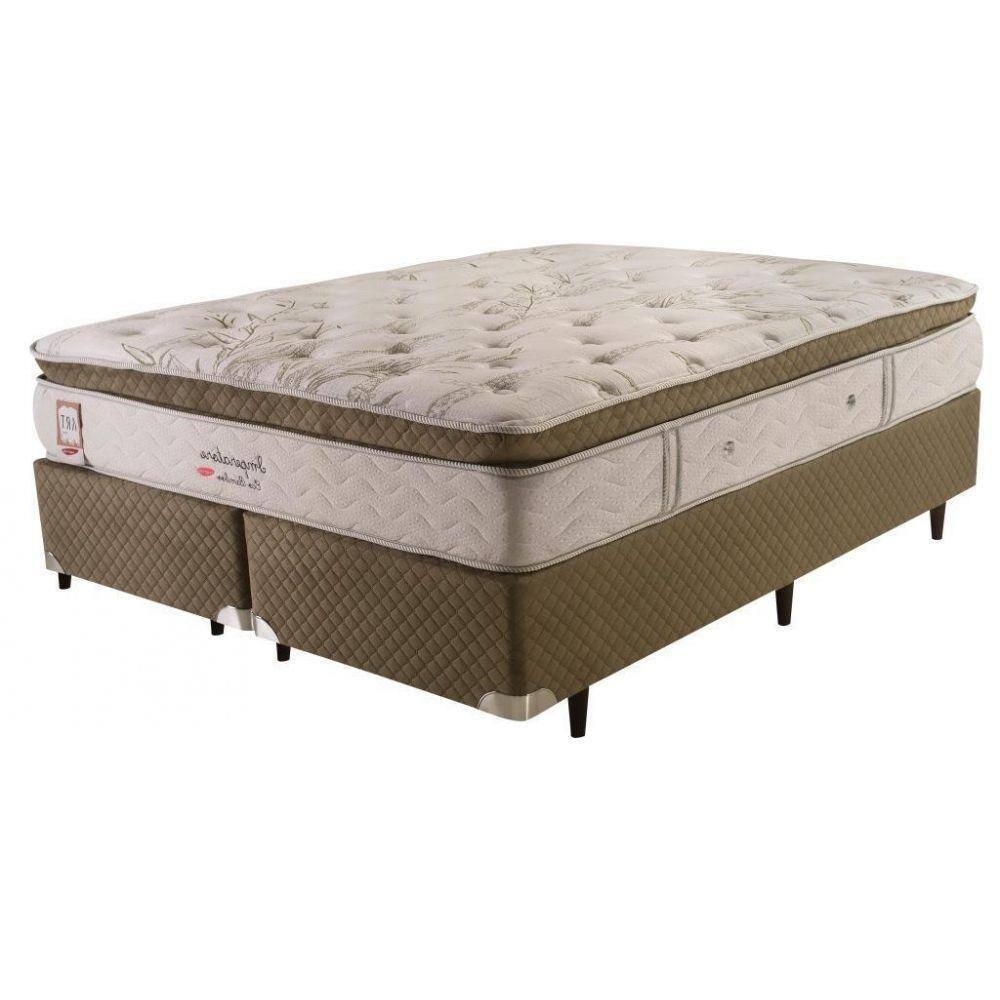 Cama Box+Colchão Queen Size Imperatore Eco Bamboo 158x198x62 Herval | Ponto