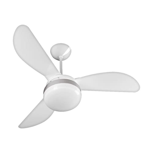 Ventilador de Teto Ventisol Fênix Branco / Silver 3 Pás CV3 Premium