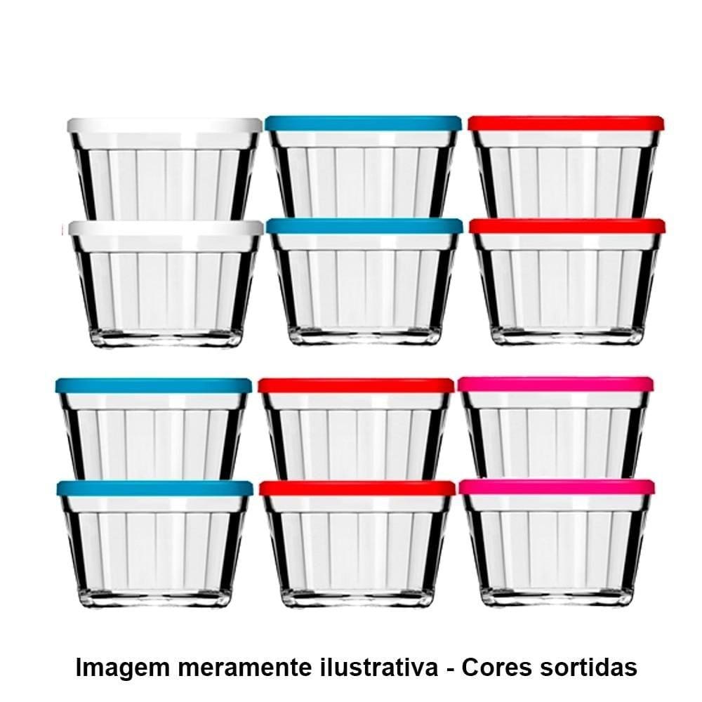 Tigela de Vidro Americano 4010 600ml 12 Peças - Nadir