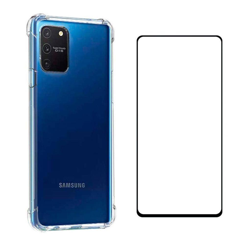 Kit Capa Anti Impacto Samsung Galaxy S10 Lite + Película de Gel 3D | Ponto