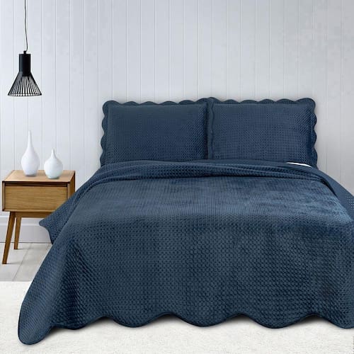 Colcha King Camesa Neo Clássico Velvet Em Poliéster 260x280 Menor preço em Colcha King Camesa Neo Clássico Velvet Em Poliéster 260x280