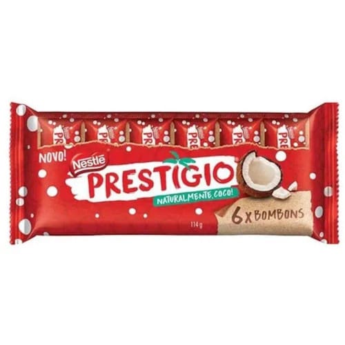 Chocolate Prestígio c/6 - Nestlé Menor preço em Chocolate Prestígio c/6 - Nestlé