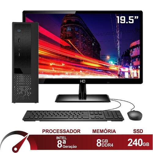 Computador Completo Intel 8ª Geração 8GB DDR4 SSD 240GB (Placa de vídeo Intel UHD 610) Monitor 19.5" LED HDMI Skill SpeedUP
Menor preço em Computador Completo Intel 8ª Geração 8GB DDR4 SSD 240GB (Placa de vídeo Intel UHD 610) Monitor 19.5" LED HDMI Skill SpeedUP