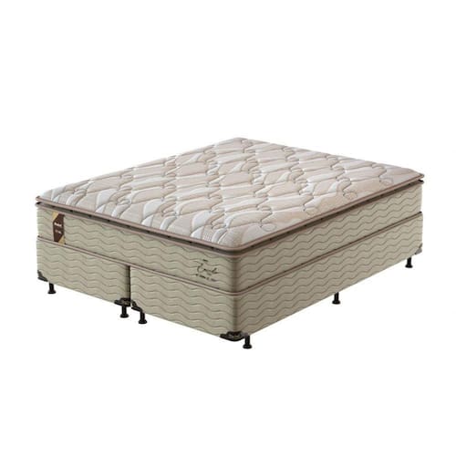 Conjunto Box Mola Ensacada Probel Excede Premium Queen 158x56cm Menor preço em Conjunto Box Mola Ensacada Probel Excede Premium Queen 158x56cm