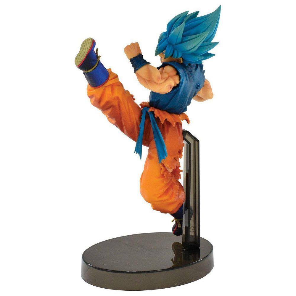 Dragon Ball Super Saiyan Goku Action Figures, Cabelo azul Modelos,  Brinquedos colecionáveis