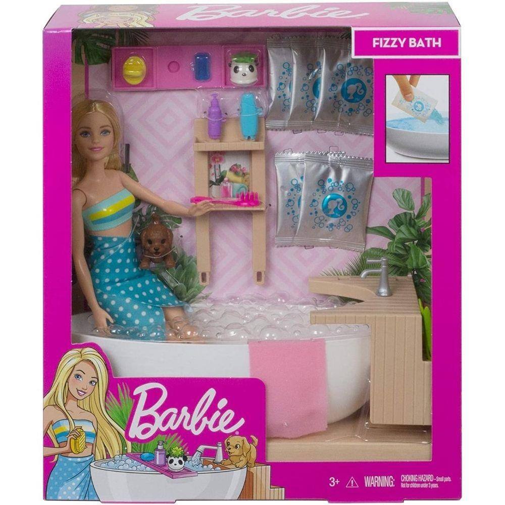 Barbie Fashion Banho de Espuma e Acessórios Mattel - GJN32