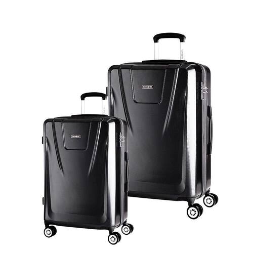 Conjunto de Malas de Viagem Expansível em Policarbonato SAMSONITE Derby Cadeado TSA 2Pcs P/M Preta Menor preço em Conjunto de Malas de Viagem Expansível em Policarbonato SAMSONITE Derby Cadeado TSA 2Pcs P/M Preta