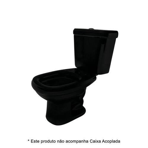 Vaso Sanitário para Caixa Acoplada Sabatini Preto Icasa