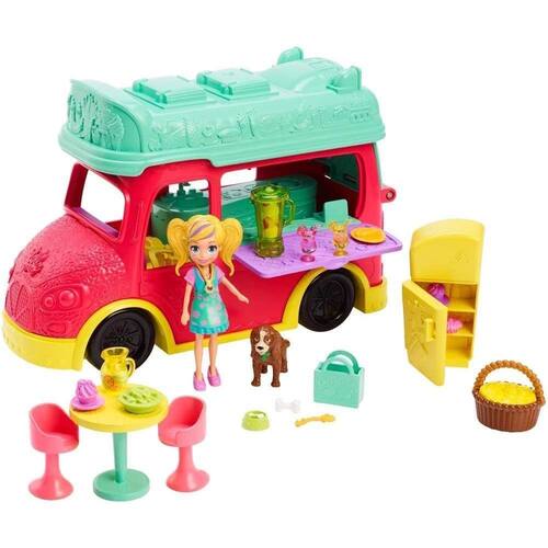 Veículo e Boneca - 2 em 1 - Polly Pocket - Jatinho Fabuloso - Mattel