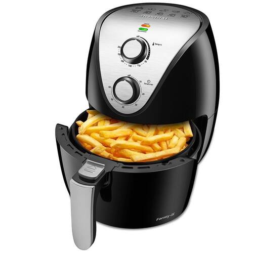 Fritadeira Mondial Sem Óleo Air Fryer Family Preta IV - AF-30i 3,5 Litros Menor preço em Fritadeira Mondial Sem Óleo Air Fryer Family Preta IV - AF-30i 3,5 Litros
