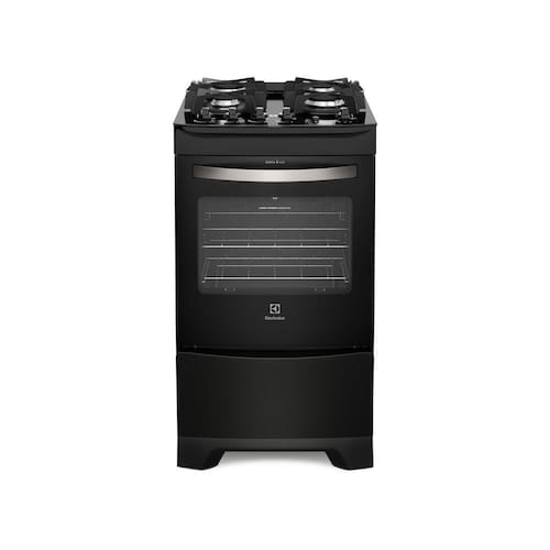 Fogão Electrolux 4 Bocas Preto 52LPV - BIVOLT Menor preço em Fogão Electrolux 4 Bocas Preto 52LPV - BIVOLT