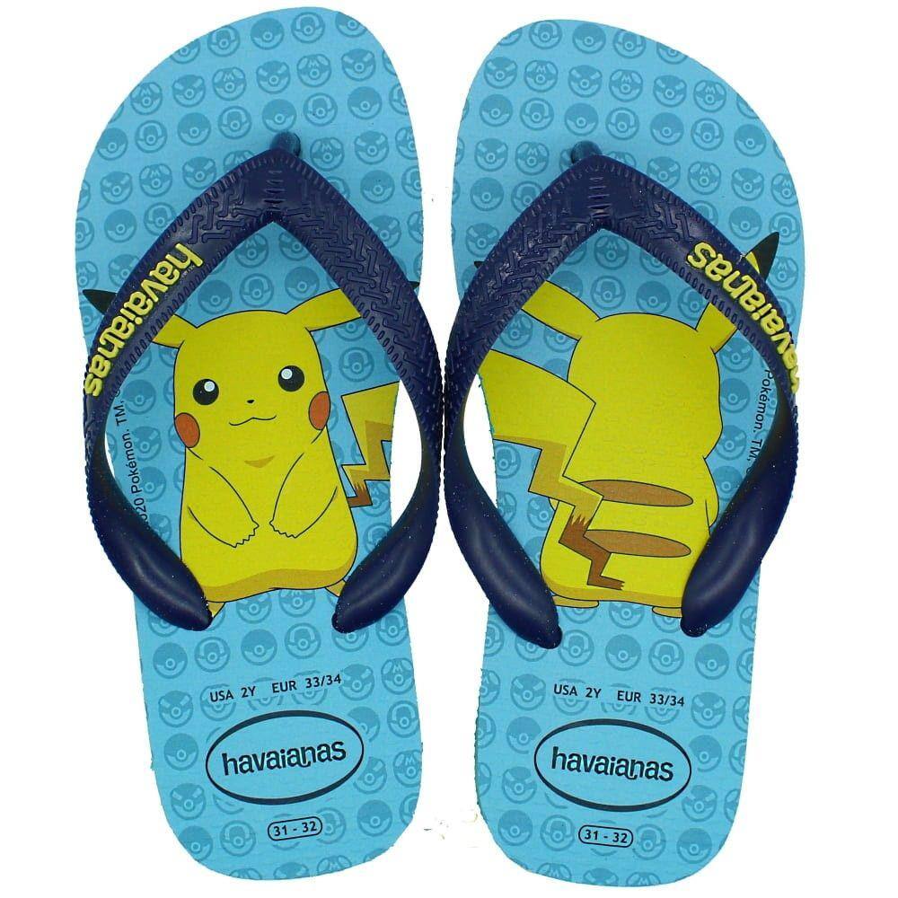 chinelo adidas pikachu