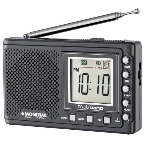 Rádio Portátil Mondial Multi Band Ii Rp-04 Am/Fm Menor preço em Rádio Portátil Mondial Multi Band Ii Rp-04 Am/Fm