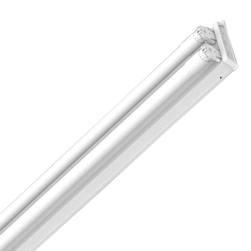 Menor preço em Luminária Sobrepor Tubular 2 Lâmpadas Retangular 120cm Branco Lumepetro