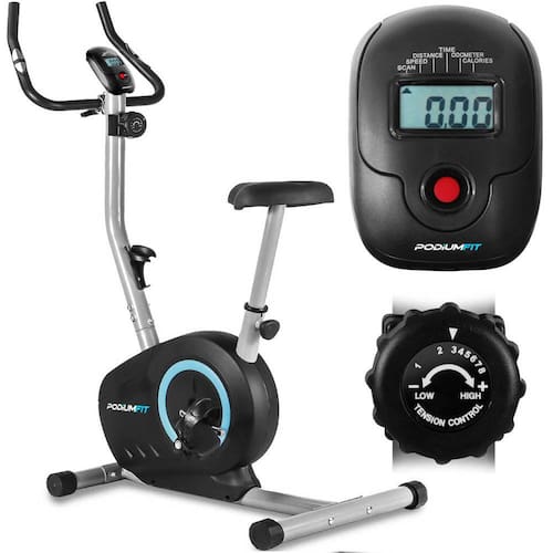 Bicicleta Ergométrica PodiumFit V200 - Magnética - 8cargas Menor preço em Bicicleta Ergométrica PodiumFit V200 - Magnética - 8cargas
