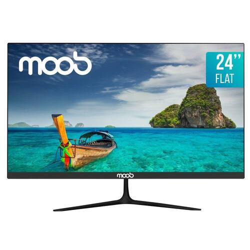 Menor preço em Monitor LED Full HD 24`` MOOB Flat Preto