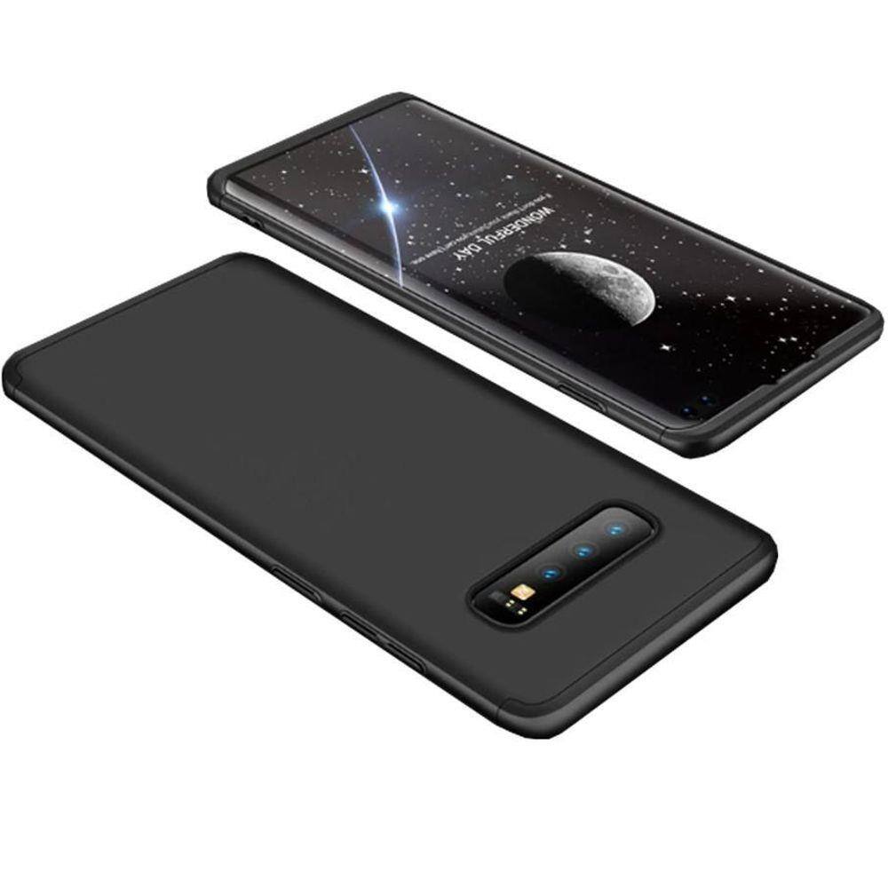 Capa 360 Preta Para Samsung Galaxy S10 Plus + 2 Película | Ponto
