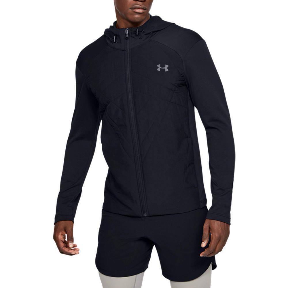 under armour coldgear zip up moletom com capuz