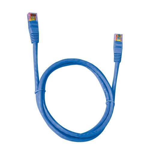 Cabo De Rede Plus Cable Patch Cord CAT5E C/RJ45 1,50 Metros - Azul