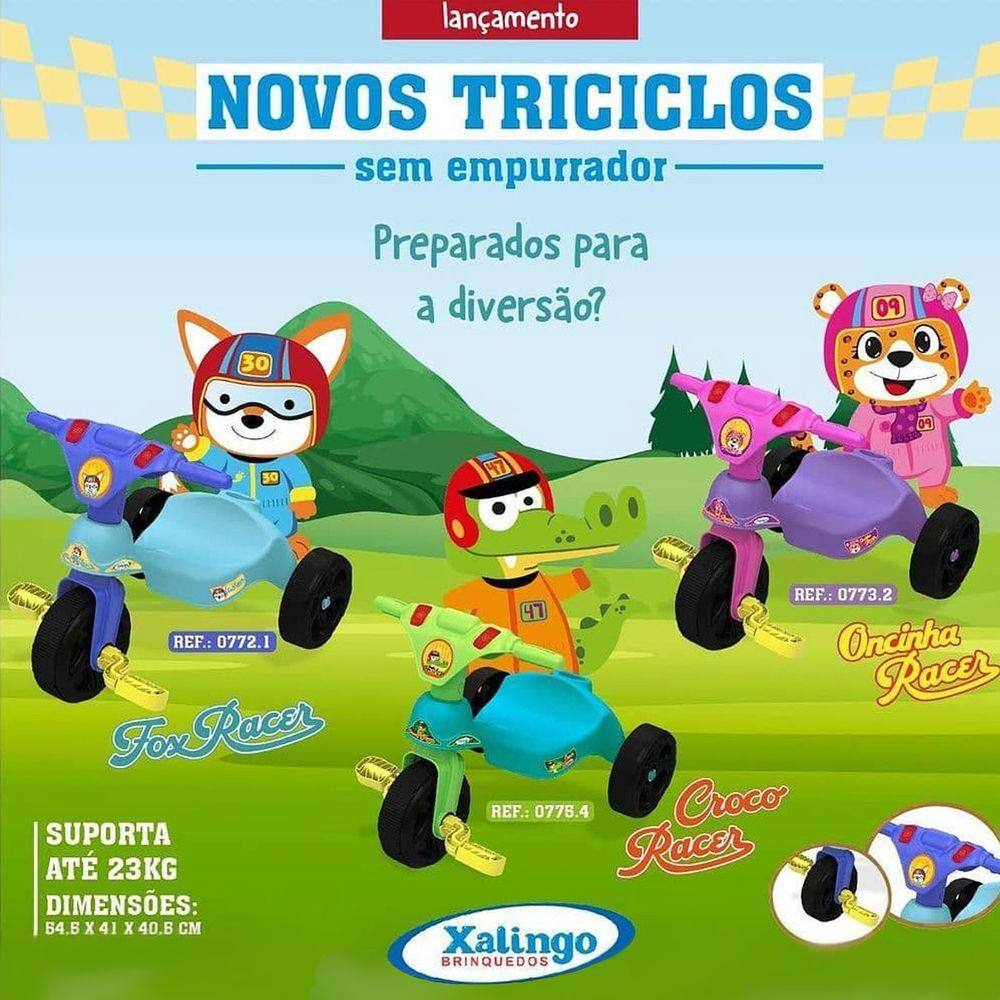 Mami Brinquedos - Black Friday Promoção - Triciclo Infantil Cachorrinho  Xalingo Pedal com Empurrador