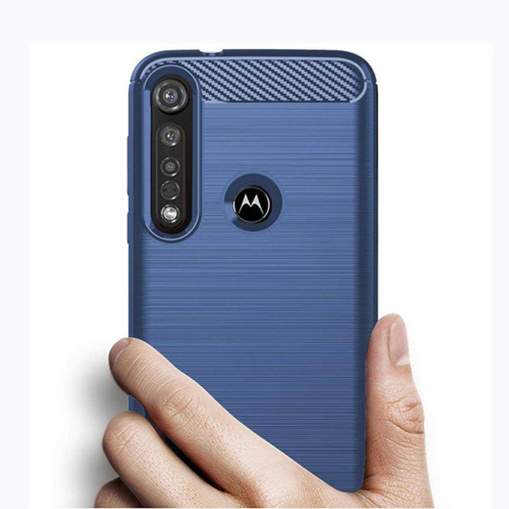 Luxo Case Para Motorola Moto G9 Jogar G9 + Caso Moto G8, Silicone, Fibra De Carbono  Capa Para Moto G8 Power Lite G Caneta Rápido 2020 E7 fim \\ Acessórios Do  Telefone