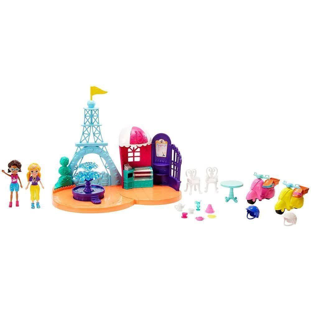 Polly Pocket Mini Estojo Festa Do Chá Unicórnio - Mattel