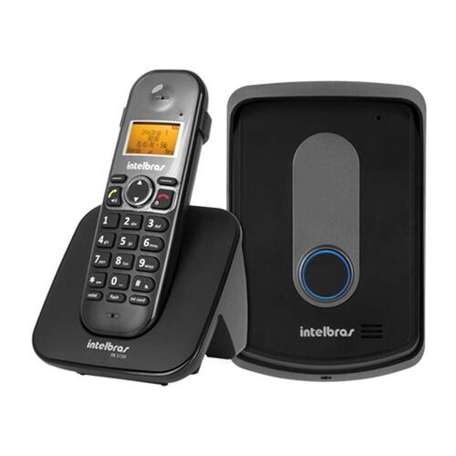 Telefone Sem Fio TIS 5010 Intelbras Com Ramal Externo Preto Ponto