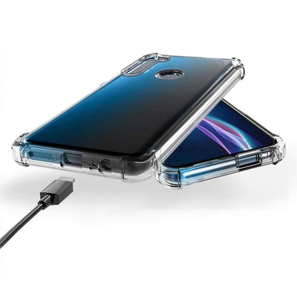 Capa para Moto One Fusion Plus Anti-impacto Transparente | Ponto