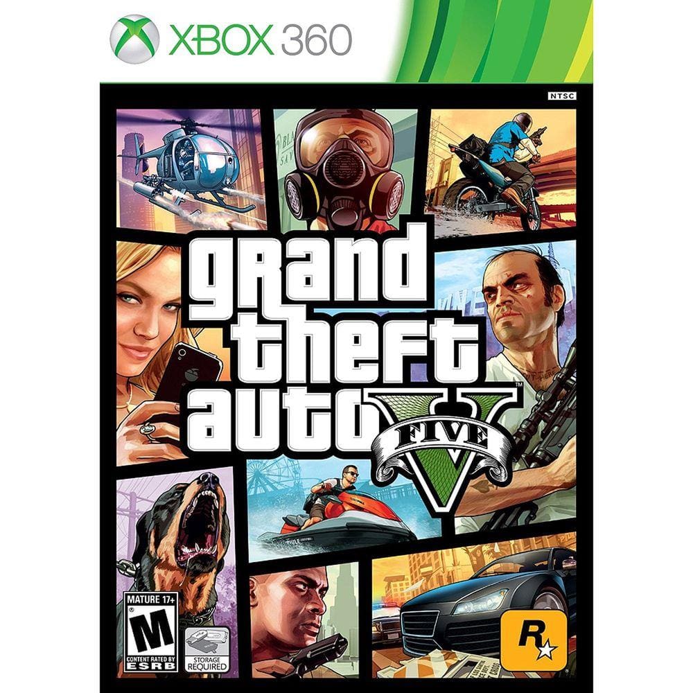 GTA 5 Grand theft Auto V Xbox Premium Mídia Física Lacrado