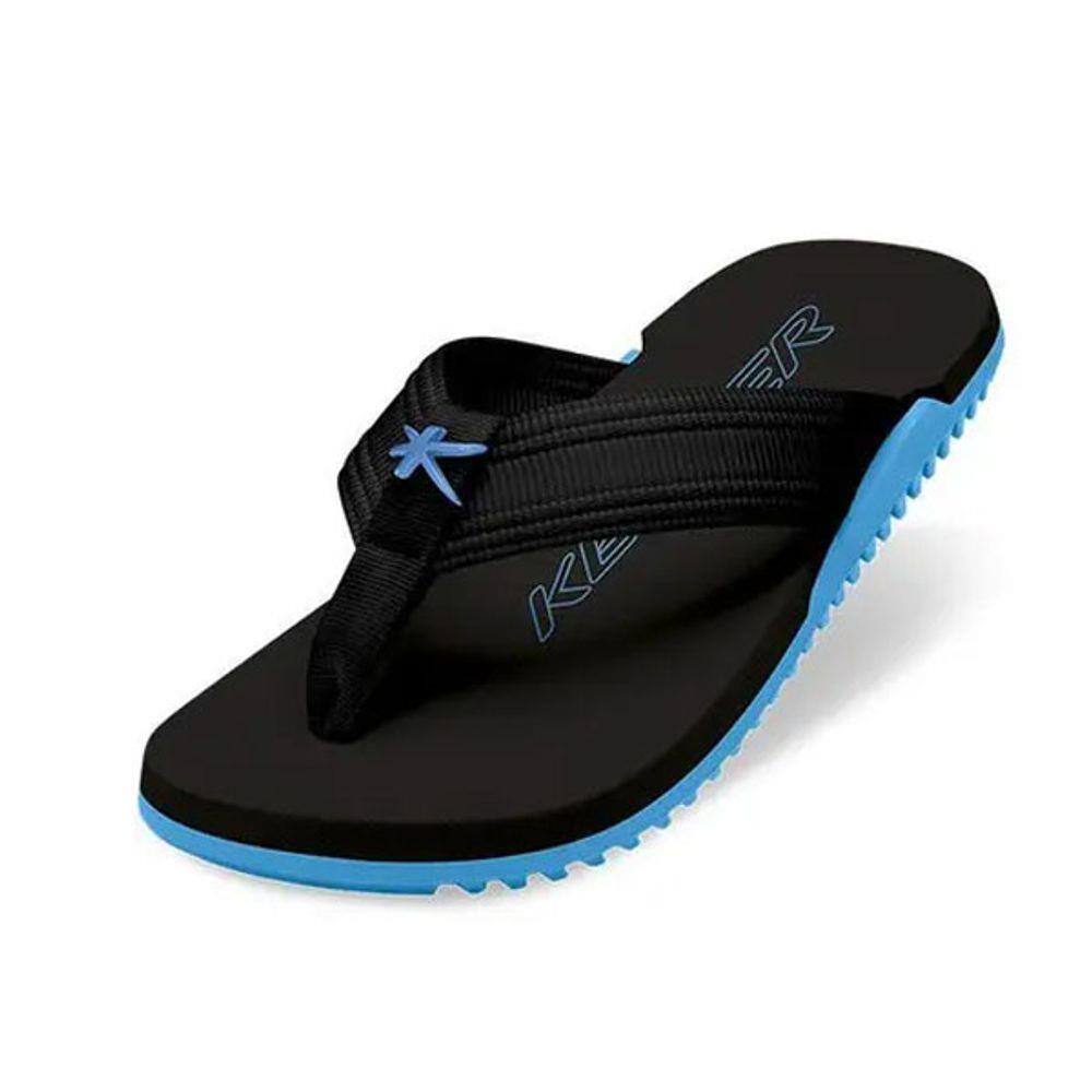Sandália Kenner HHJ01 Masculino Preto e Azul | Ponto