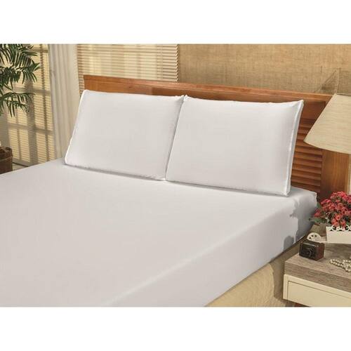 Menor preço em Jogo De Lençol King Cama box e Comum Branco 3 Peças