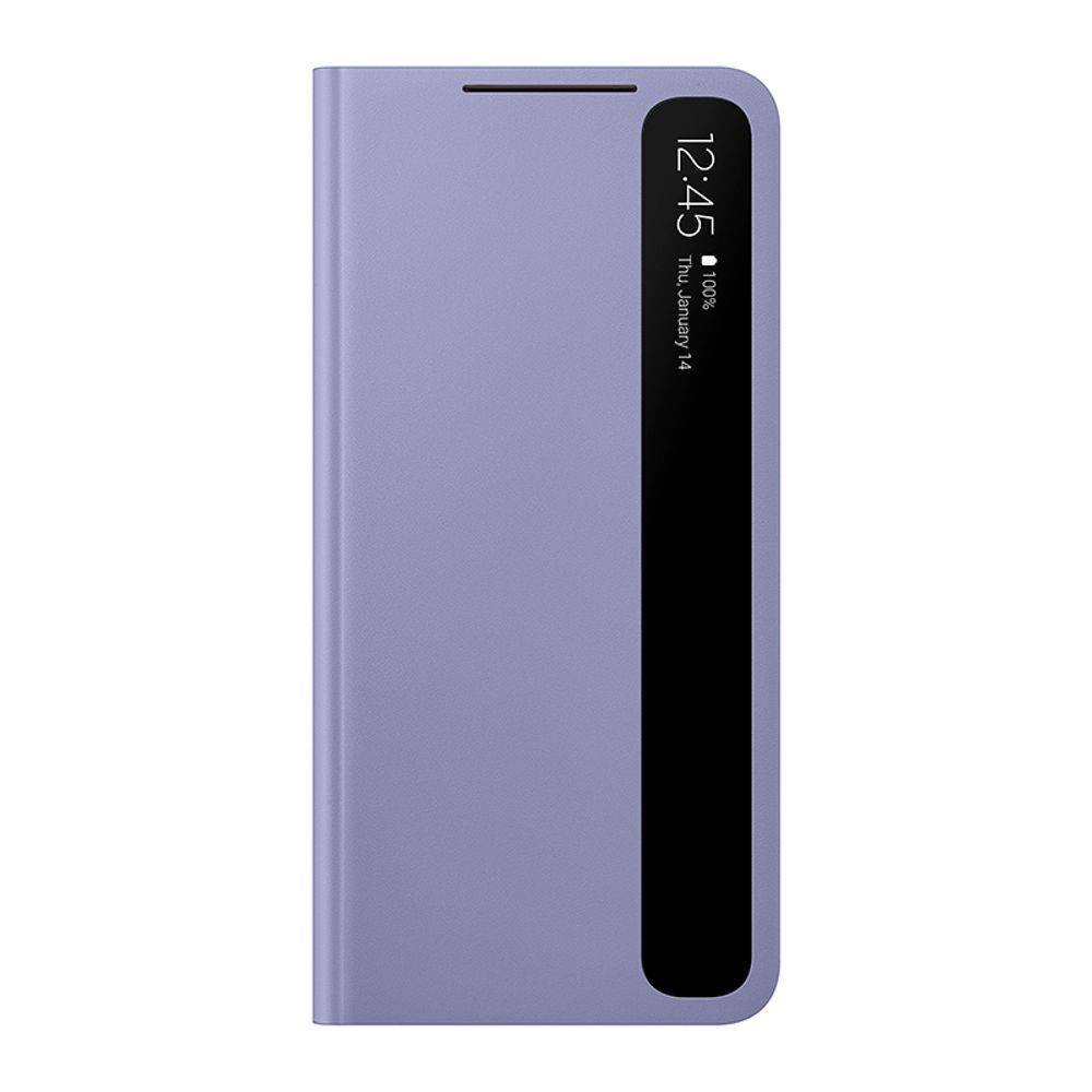 Capa Protetora Clear View Samsung Galaxy S21 Plus Violeta | Ponto