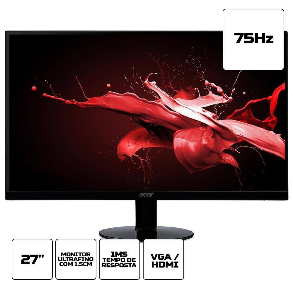 Monitor LED 27'' 1ms 75Hz Acer SA0 Series SA270 Full HD Ultra Fino
