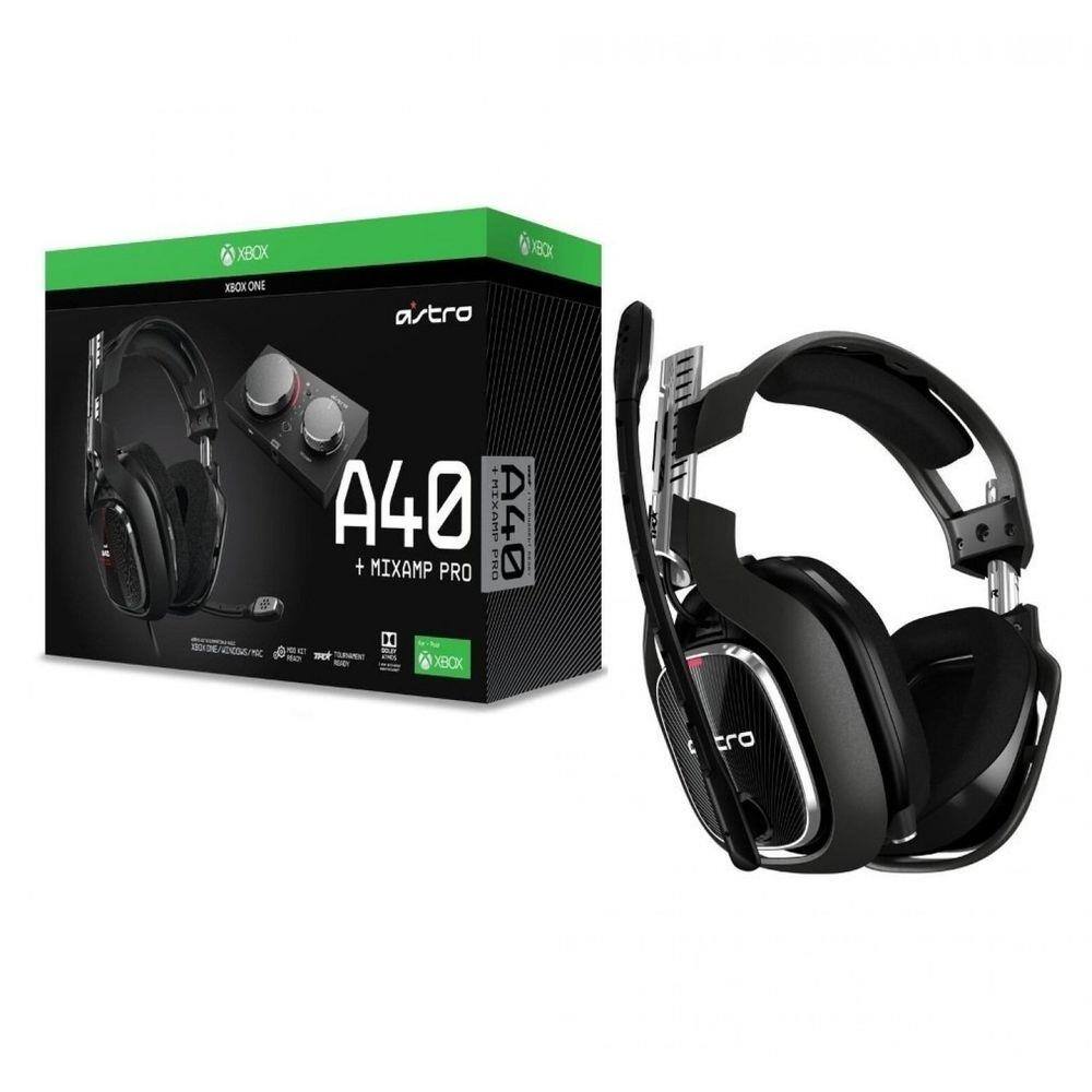 Headset ASTRO Gaming A40 TR + MixAmp Pro TR Gen 4 com Áudio Dolby - Xbox One,  PC, Mac - Preto/Vermelho - 939-001789 | Ponto