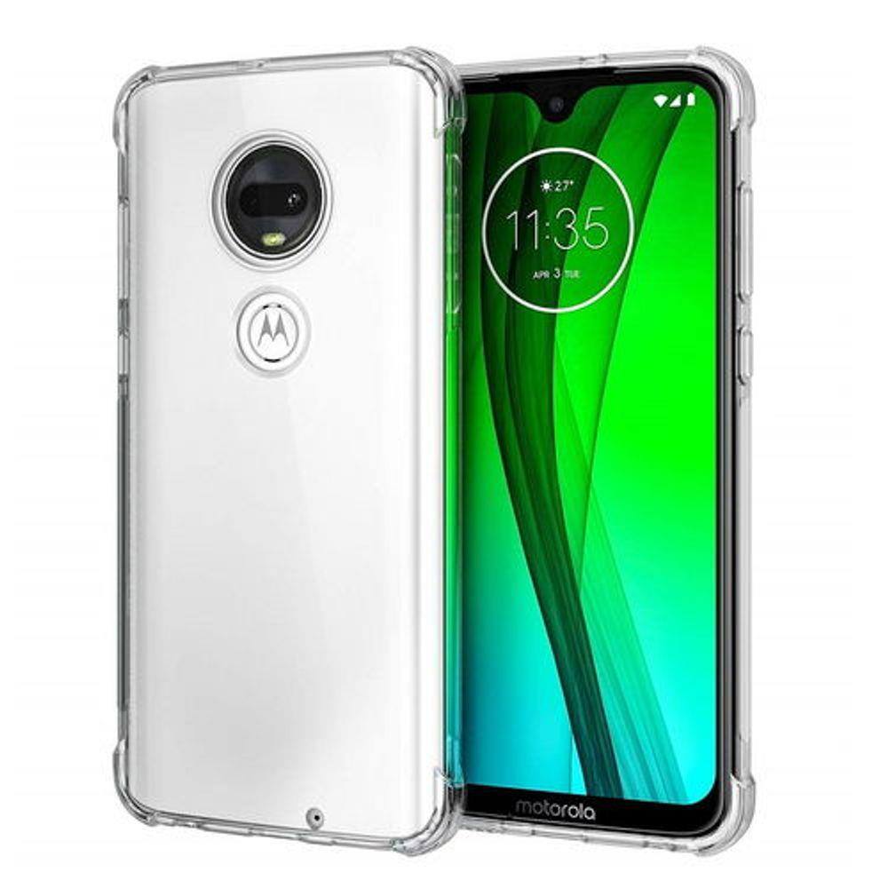 Capa Capinha Case Silicone Anti Impacto Motorola Moto G7 E G7 Plus  Transparente | Ponto