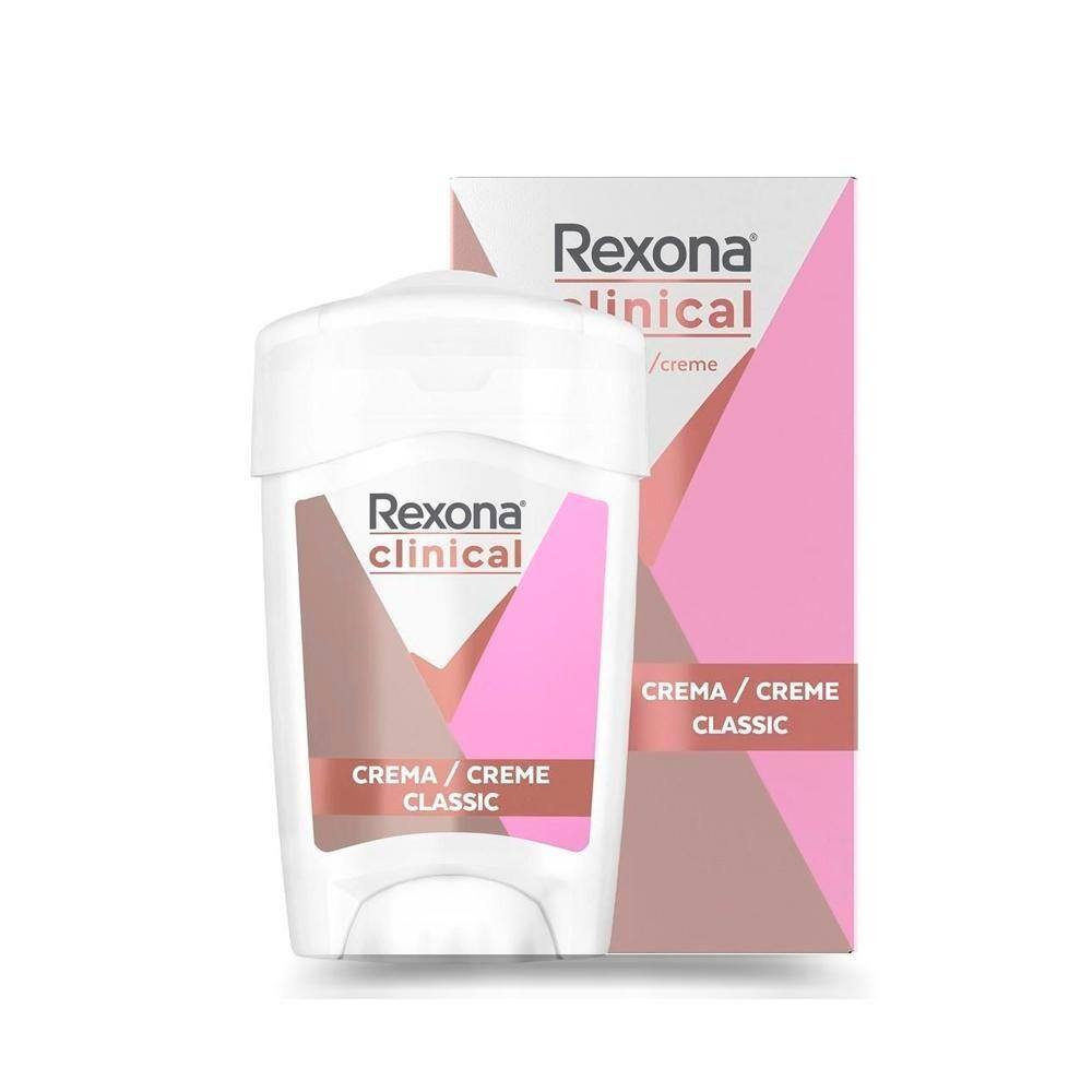 Desodorante Creme Rexona Clinical Masculino Clean 58g REXONA