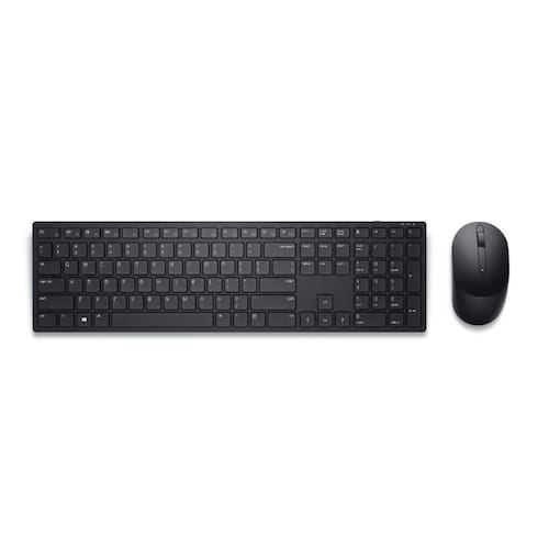 Kit Teclado e Mouse sem fio Dell Pro KM5221W Preto